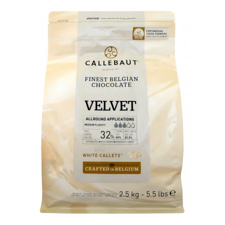 Čokoláda Callebaut bílá Velvet 2,5 kg