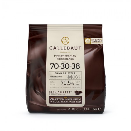 Čokoláda Callebaut hořká 70-30-38 70,5% kakao, 400 g
